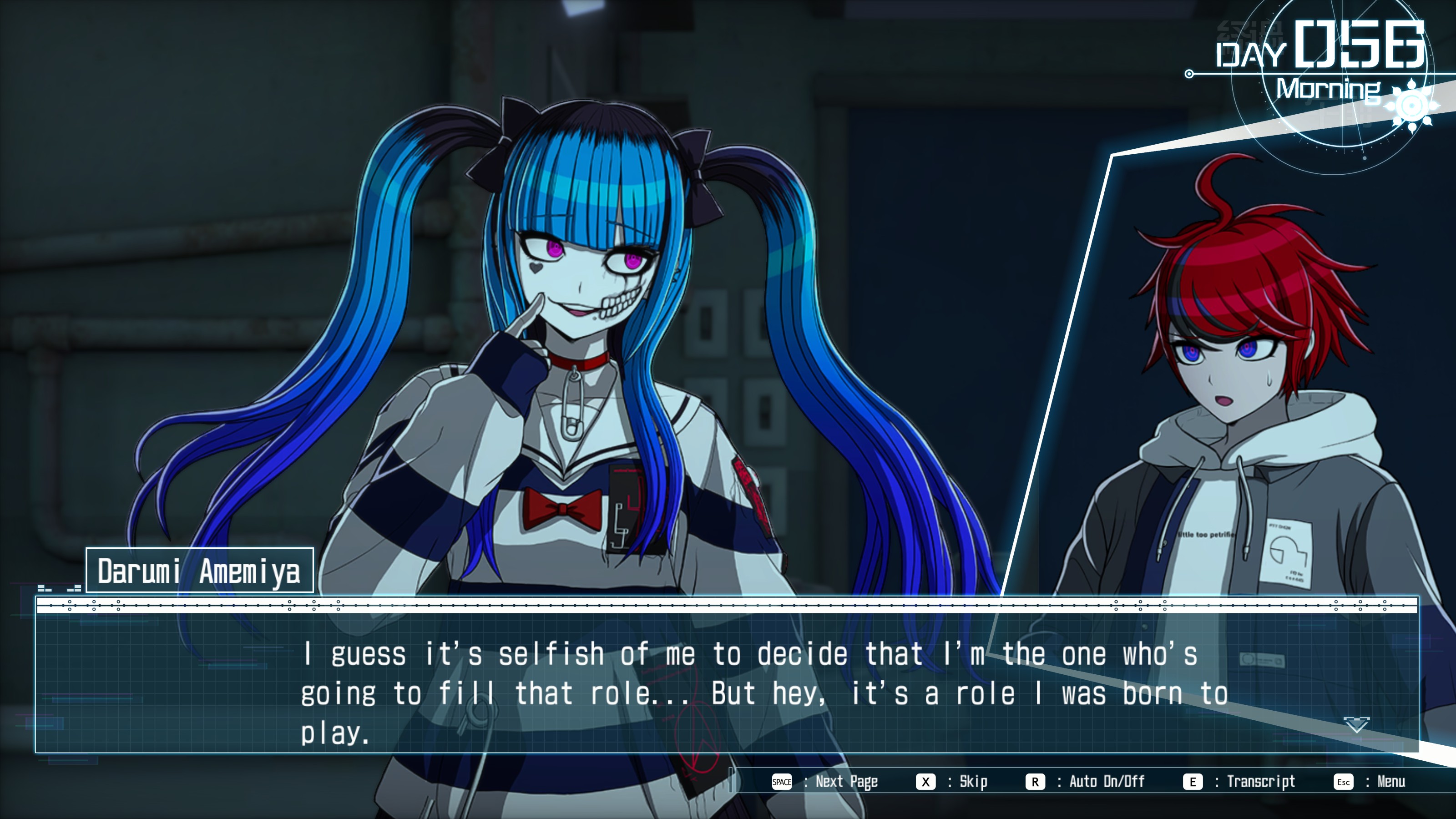 Darumi: I guess it's selfish of me to decide that I'm the one who's going to fill that role... But hey, it's a role I was born to play.