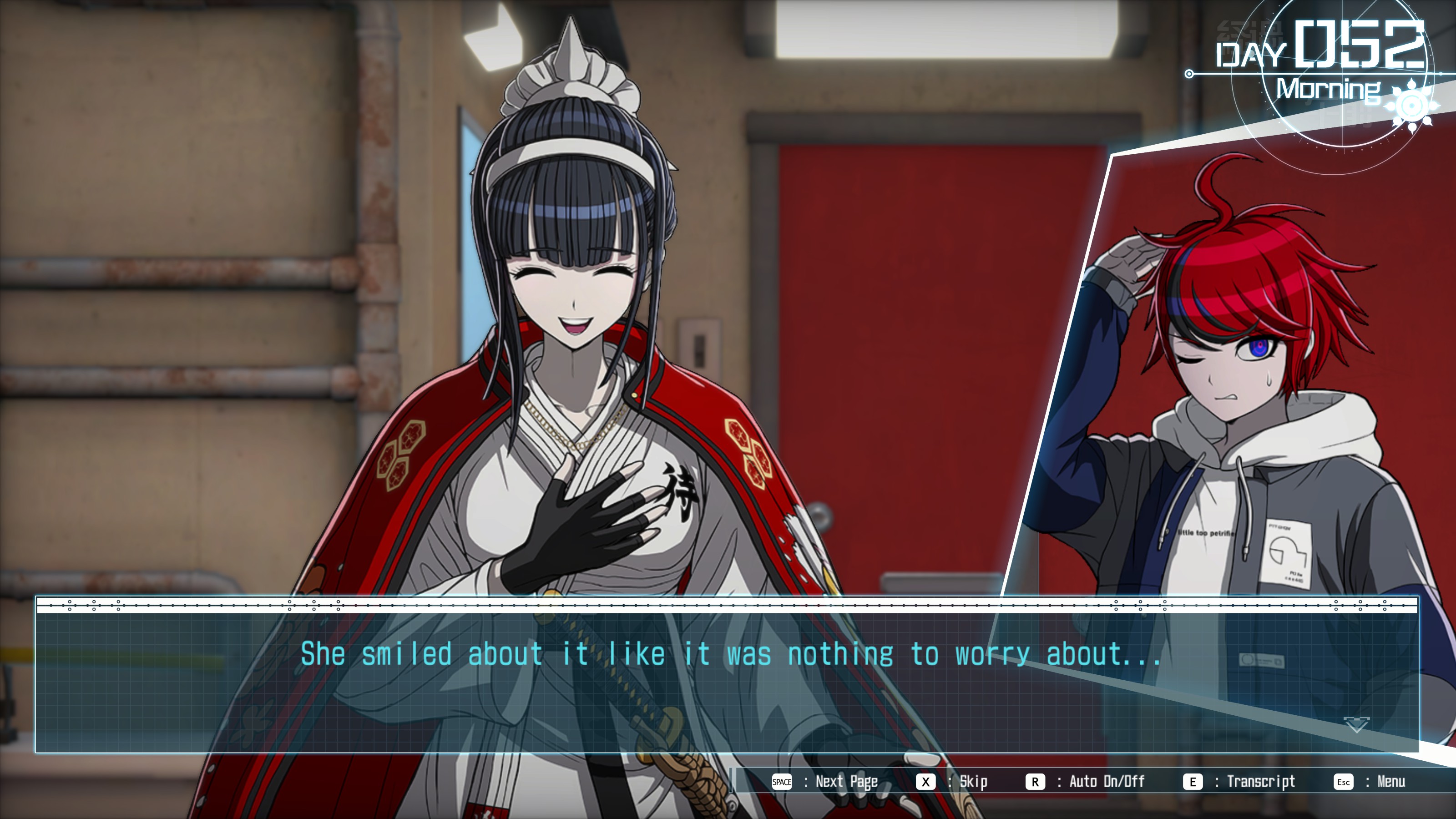 Takumi (thinking): She smiled about it like it was nothing to worry about...