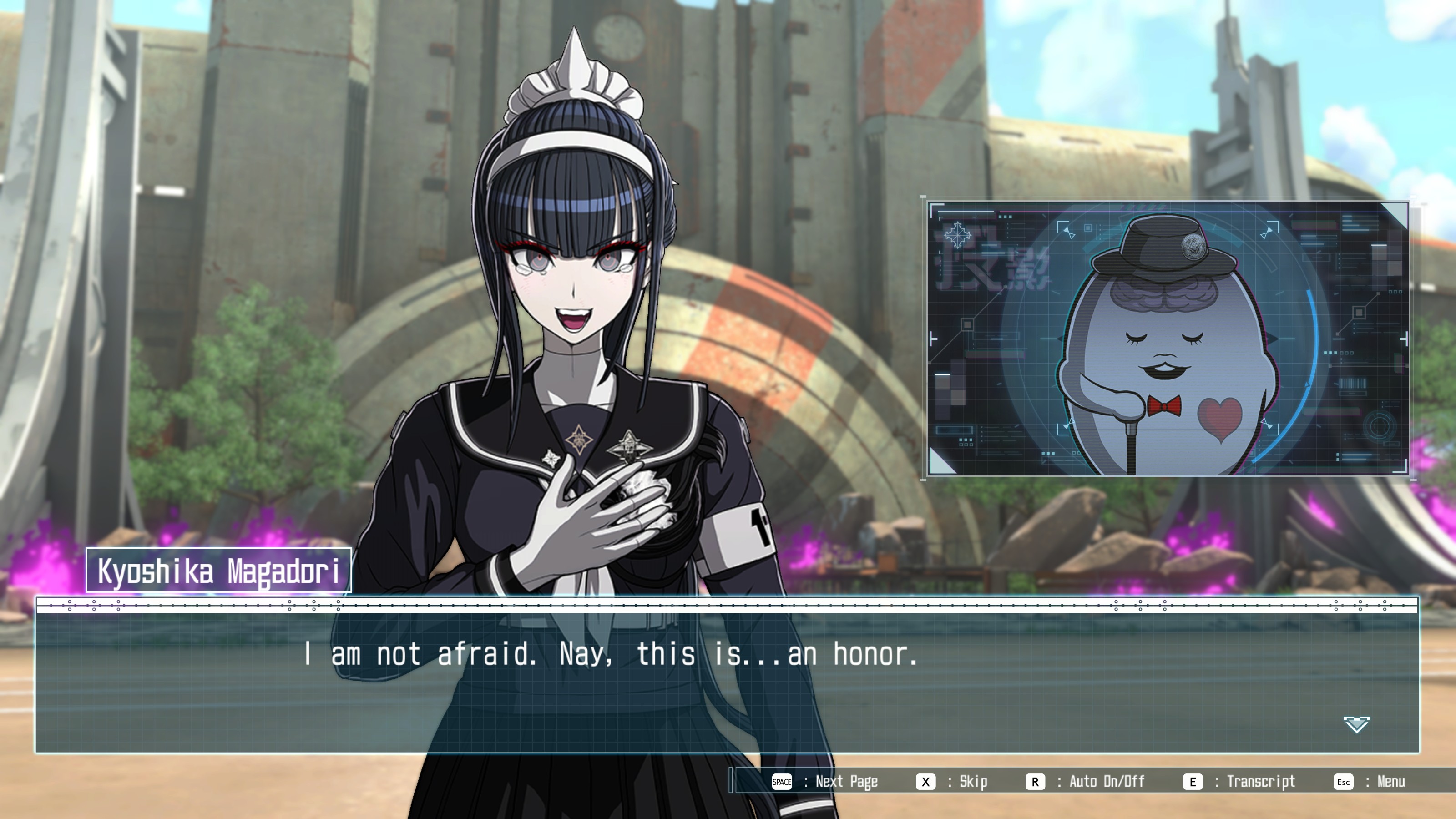Kyoshika: I am not afraid. Nay, this is... an honour.